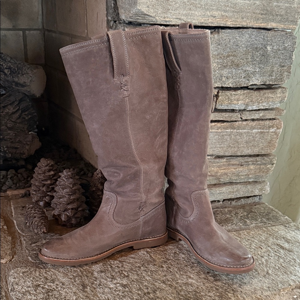 Frye Brown Over the Knee Boots - Picture 2 of 10
